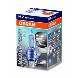 Osram SILVERSTAR® 2.0   H7, Halogen 12V, 1er...