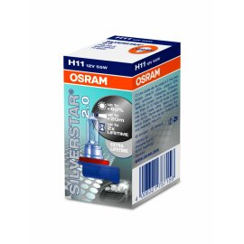 Osram SILVERSTAR® 2.0   H11, Halogen 12V, 1er...