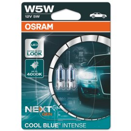 Osram COOL BLUE® INTENSE NextGen. 4000K, W5W, 12V,...