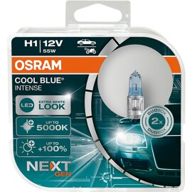 Osram COOL BLUE® INTENSE NextGen. 5000K +100%, H1,...