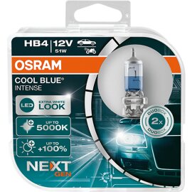 Osram COOL BLUE® INTENSE HB4 NextGeneration 5000K +100%,...