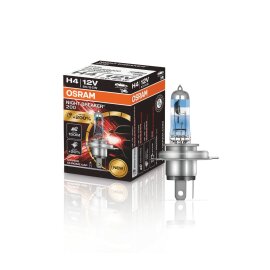 Osram NIGHT BREAKER® 200 H4 + 200%, Halogen 12V, 1er...