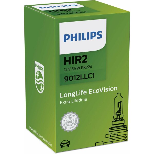 HIR2 12V 55W PX22d LongerLife 3x life time 1st. Philips
