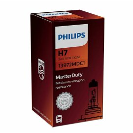 H7 24V 70W PX26d MasterDuty 1st. Philips