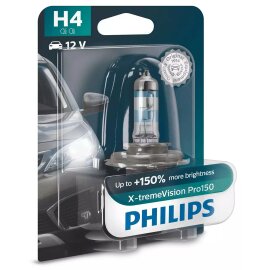 H4 12V 60/55W P43t-38 X-tremeVision Pro150 1St. Blister...