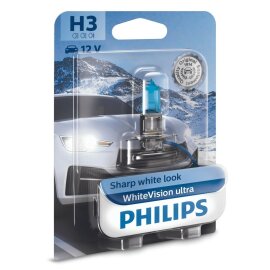 H3 12V 55W PK22s WhiteVision Ultra 1St. Philips