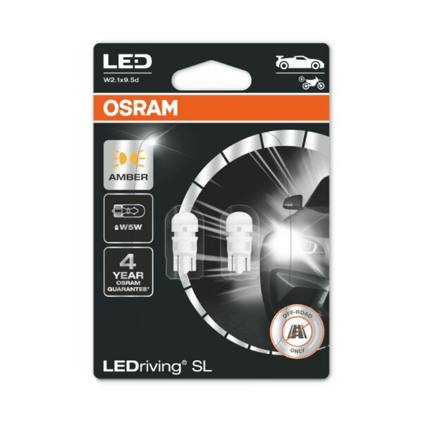 W5W LEDriving SL Amber 12V Blister 2 St. OSRAM