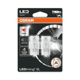 W21W LEDriving SL Red 12V Blister 2 St. OSRAM