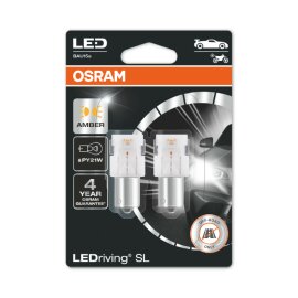 PY21W LEDriving SL Amber 12V Blister 2 St. OSRAM