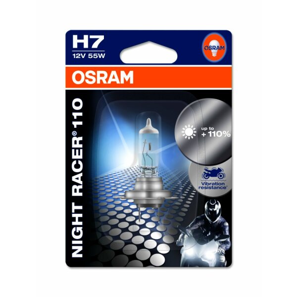 Osram MOTORCYCLE LAMPS H7, Halogen 12V, Einzelblister - 64210NR1-01B