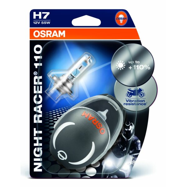 Osram MOTORCYCLE LAMPS H7, Halogen 12V, Doppelblister - 64210NR1-02B