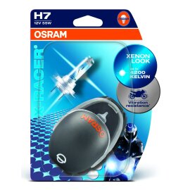 Osram MOTORCYCLE LAMPS H7, Halogen 12V, Doppelblister -...