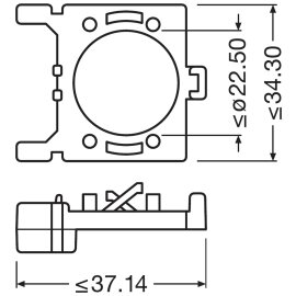 Montagehalterung Adapter DA02 für NIGHT BREAKER LED...