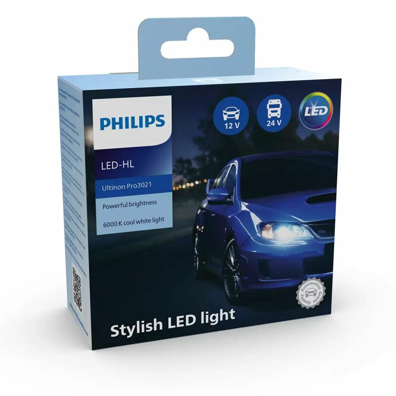 Philips Led Scheinwerferlampen H4 Oder H7 „ultinon Pro6000