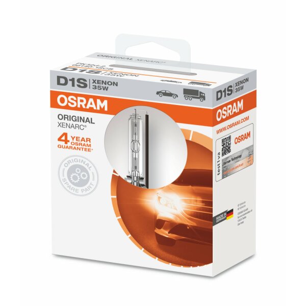 D1S 12/24V PK32D-2 XENARC® NIGHT BREAKER® LASER +200% 1 St. Osram