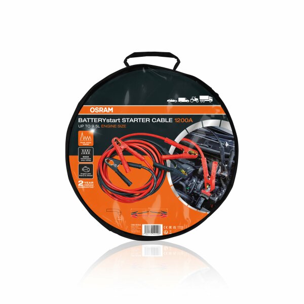 BATTERYstart Batterie Starthilfekabel 1200A 1Set OSRAM, CHF 56,95