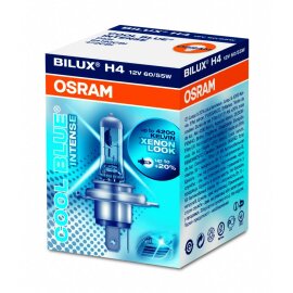Osram COOL BLUE® INTENSE H4, Halogen 12V, 1er Faltschachtel - 64193CBI