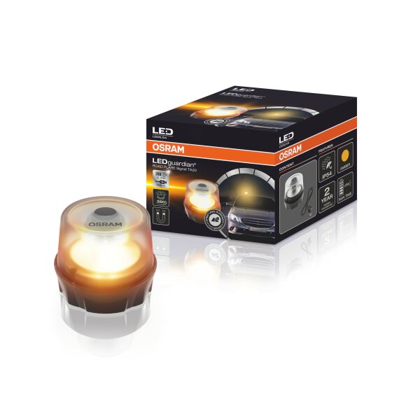 LEDGuardian® Road Flare Signal TA20 Warn- Notleuchte / Taschenlampe 1st. OSRAM