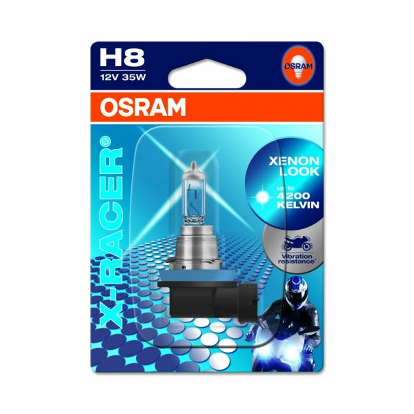 Osram MOTORCYCLE LAMPS H8, Halogen 12V, Einzellampe - 64212XR-01B