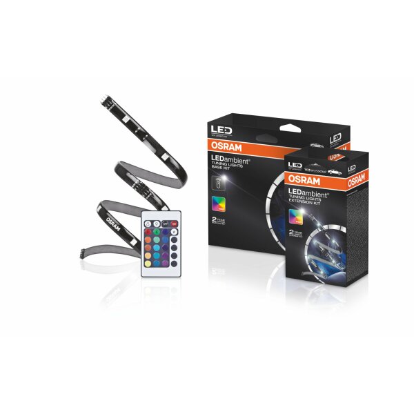 LEDambient Zwei selbstklebende LED-Streifen mit jeweils einer Länge von 30,5 cm OSRAM