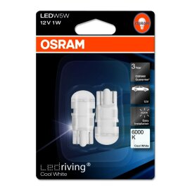 Osram LED Family W5W,  12V, Doppelblister - 2880CW-02B