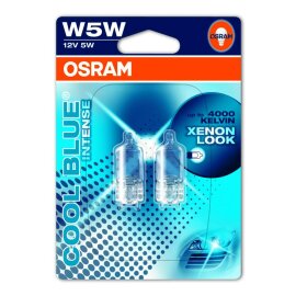 Osram COOL BLUE® INTENSE W5W,  12V, Doppelblister -...