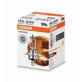 Osram Heavy Duty H4, Halogen 24V, 1er Faltschachtel - 94196