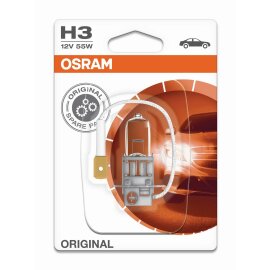 Osram Orginal H3, Halogen 12V, Einzelblister - 64151-01B