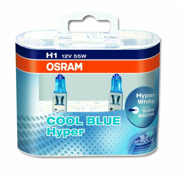 Osram COOL BLUE® HYPER OFF ROAD, 12V, DUOBOX, 62150CBH-HCB