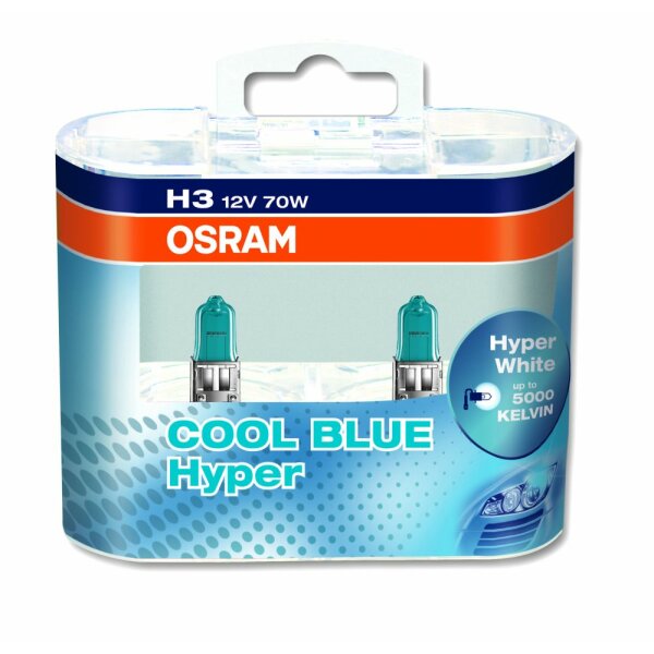Osram COOL BLUE® HYPER OFF ROAD, 12V, DUOBOX, 62151CBH-HCB