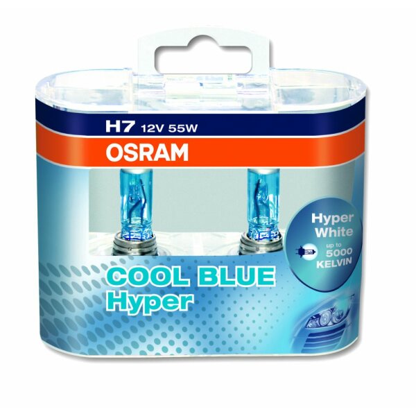 Osram COOL BLUE® HYPER OFF ROAD, 12V, DUOBOX, 62210CBH-HCB