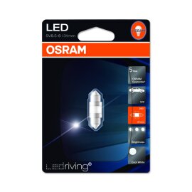 Osram LEDriving® Festoon – Premium C5W, 12V, Einzelblister, 6497CW