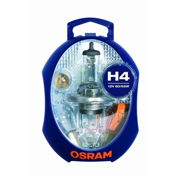 Osram Ersatzlampenbox H4, Halogen 12V, Minibox - CLKM H4