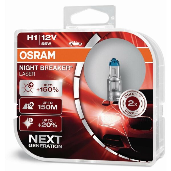 OSRAM H1 Halogen Night Breaker Autolampe 64150NL-HCB, CHF 21,95