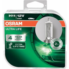 H11 12V 55W PGJ19-2 ULTRA LIFE HCB 2st. OSRAM