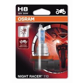H8 +110% Einzelblister NIGHT RACER© 110 OSRAM