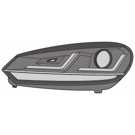 Osram LED Scheinwerfer LEDriving Xenarc GTI für Golf VI LED