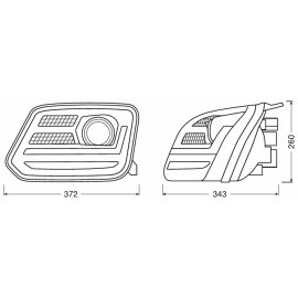 LEDriving XENARC Scheinwerfer für VW Amarok als Halogenersatz