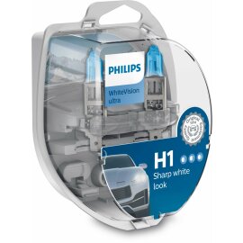 H1/W5W 12V 55W P14,5s WhiteVision Ultra 2St. Philips