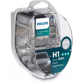 H1 12V 55W P14,5s X-tremeVision Pro150 2St. Philips