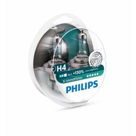 H4 12V 60/55W P43t X-treme Vision +130% 2st. Philips