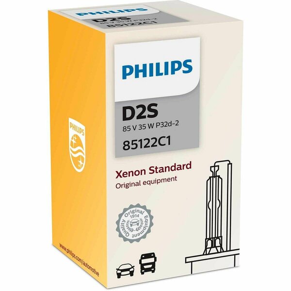 D2S 35W P32d-2 Xenon Standard 4300K 1st. Philips