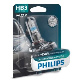 HB3 12V 60W P20d X-tremeVision Pro150 1St. Blister Philips