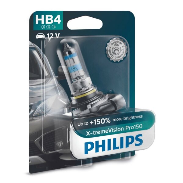 HB4 12V 51W P22d X-tremeVision Pro150 1St. Blister Philips