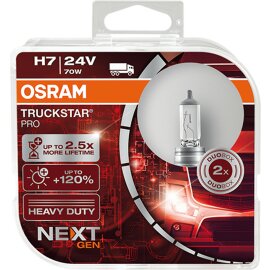 Osram  TRUCKSTAR® PRO H7, Halogen 24V, DUOBOX -...