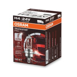 Osram  TRUCKSTAR® PRO H4, Halogen 24V, 1er...